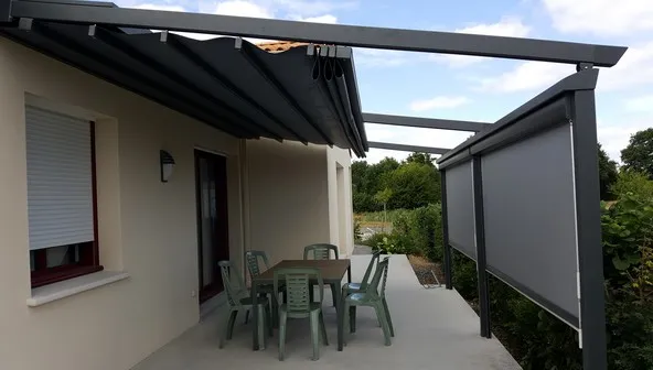 Réalisation d'une pergola par Espace Confort 2000
