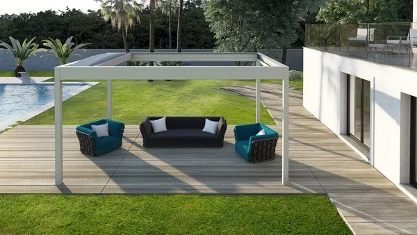 Réalisation d'une pergola par Espace Confort 2000